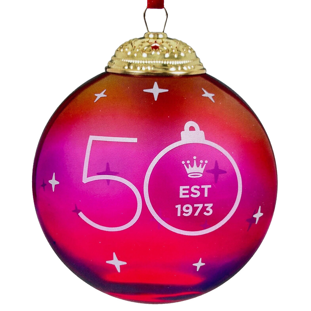 Hallmark CHRISTMAS COMMEMORATIVE Keepsake Ornament 50th Anniversary 2023 Special - Picture 2 of 7